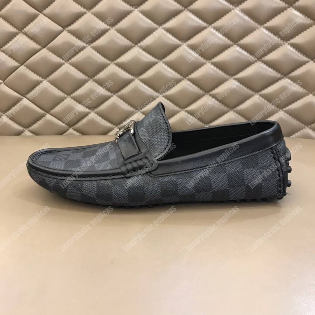 LV Hockenheim Mocassin Damier Graphite