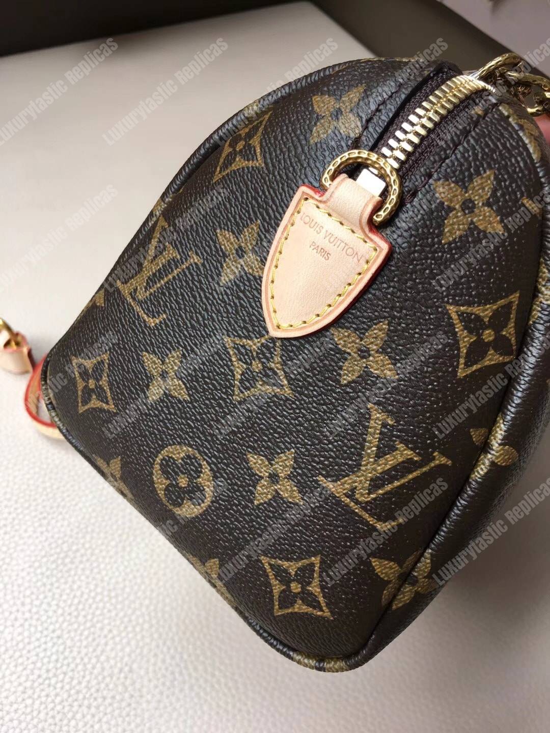 LV Speedy 20 Chain Tote Bag Monogram Canvas