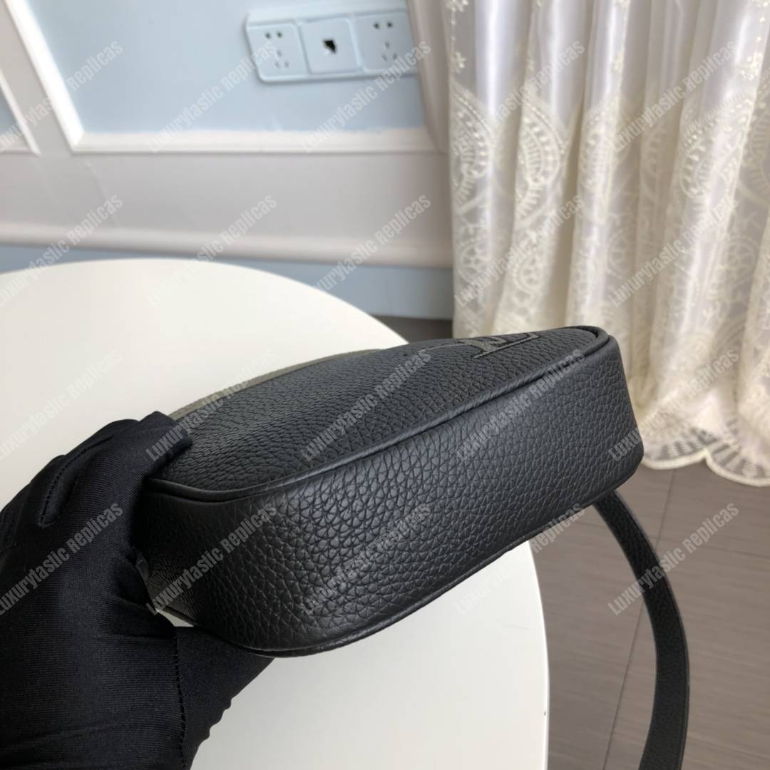 LV Danube Slim PM Black/Khaki