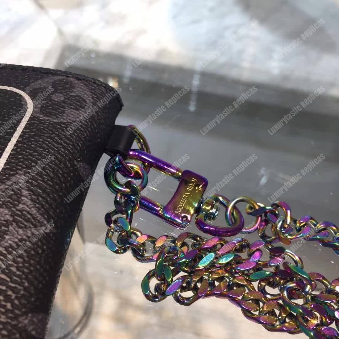 LV iPhone Pouch Monogram Eclipse Flash