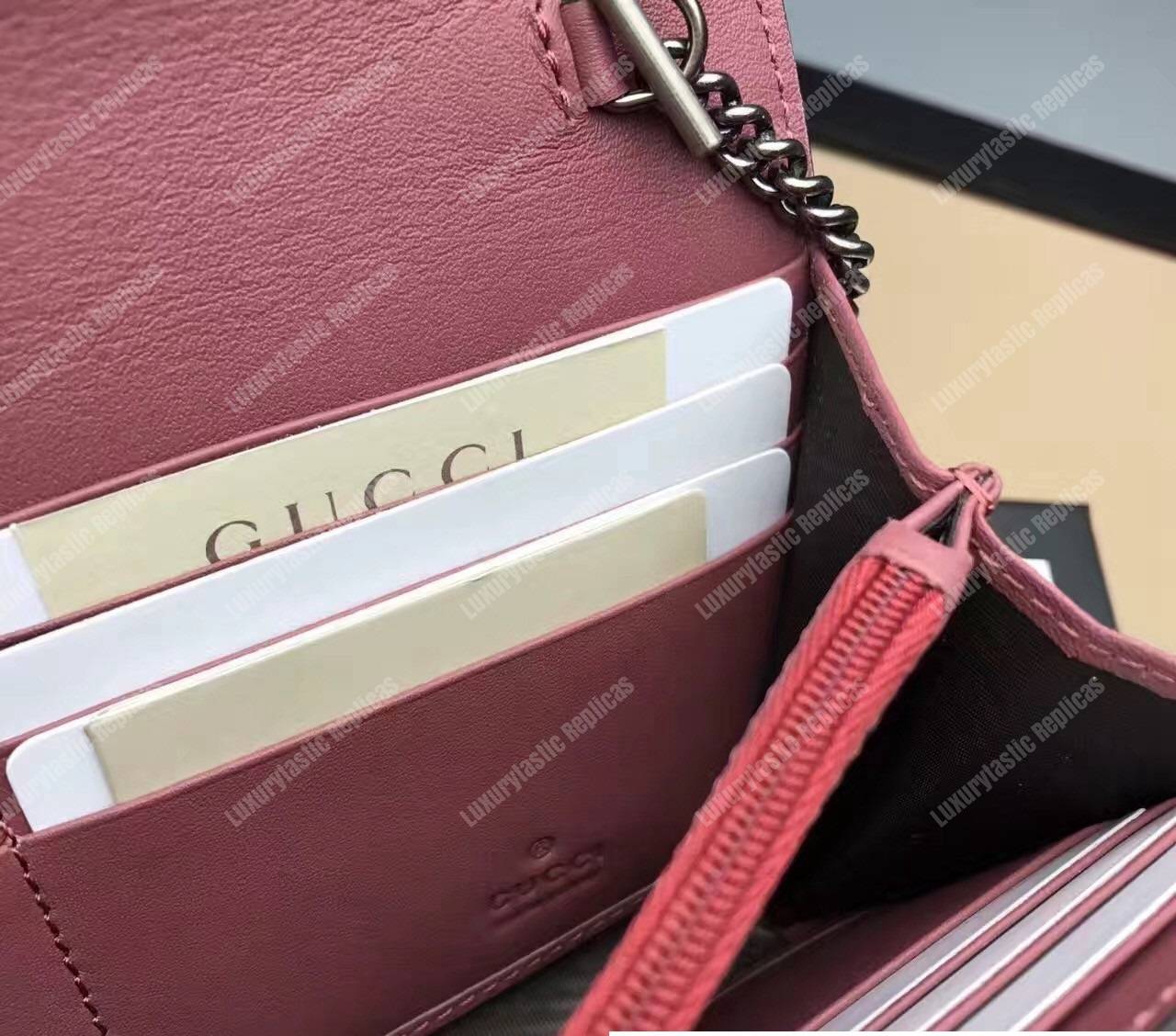 G*u*i gg blooms sup*e padlock continental wallet antique rose