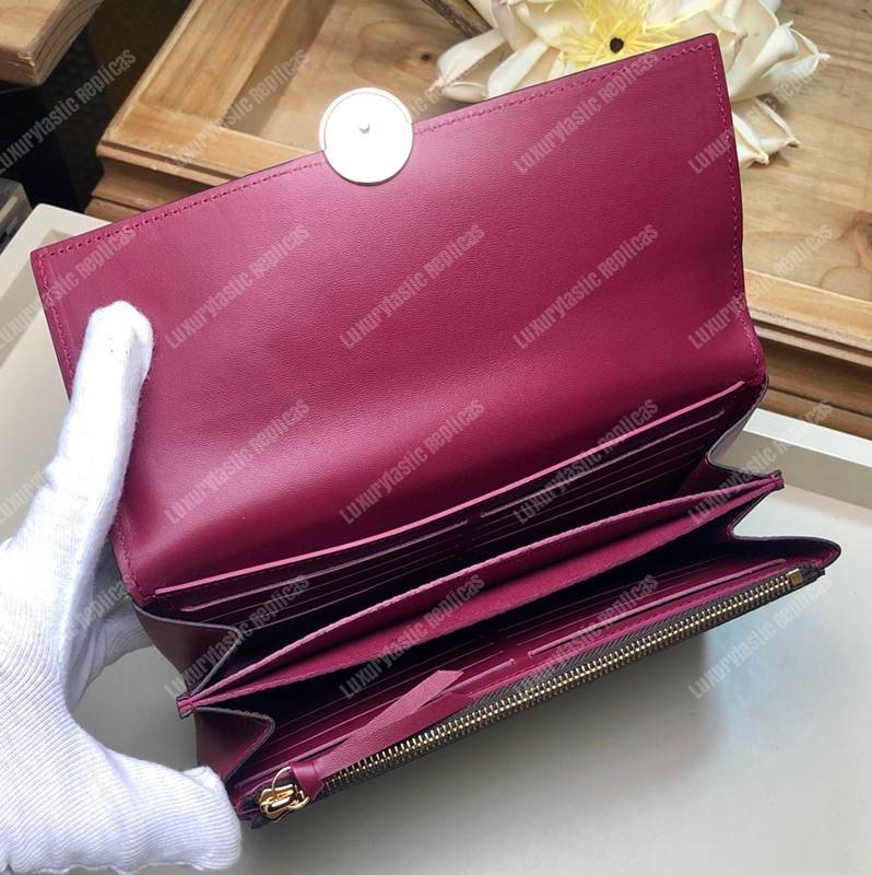 LV Flore Wallet Fuchsia