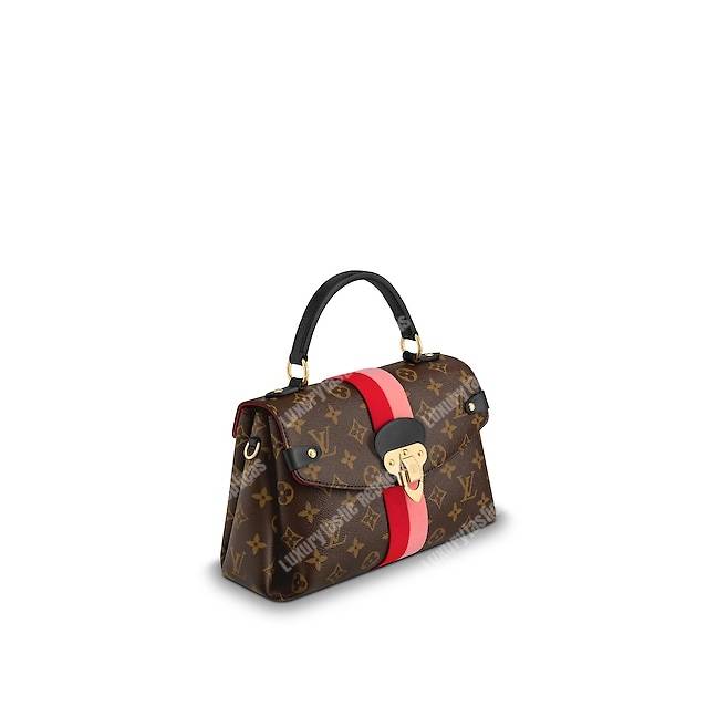 LV Georges BB Monogram Coquelicot Peche