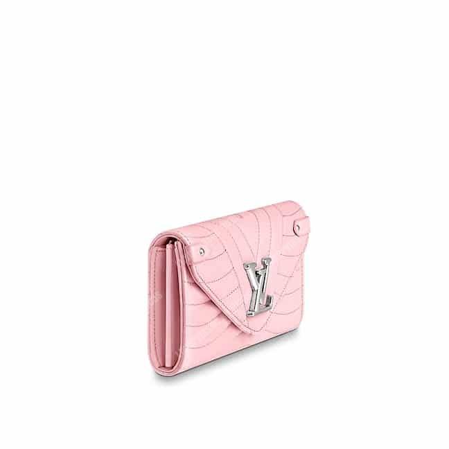 LV New Wave Long Wallet Smoothie Pink