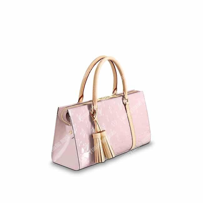 LV Neo Triangle Vernis Leather Rose Ballerine