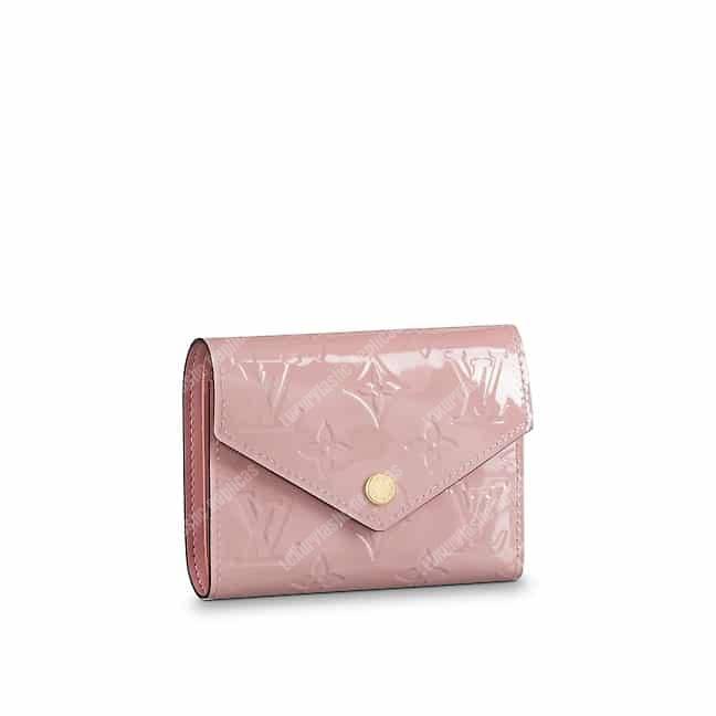 LV Victorie Wallet Monogram Vernis Leather Rose Ballerine