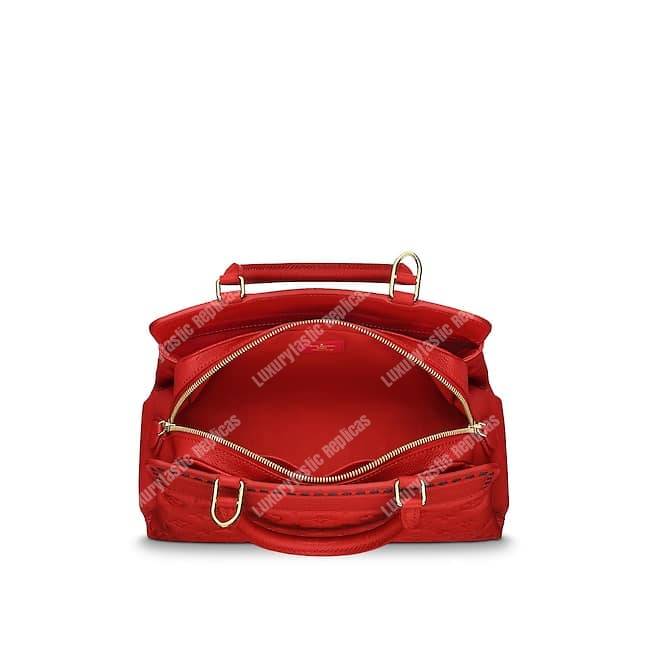 LV Vosges MM Bag Monogram Empreinte Leather Cerise