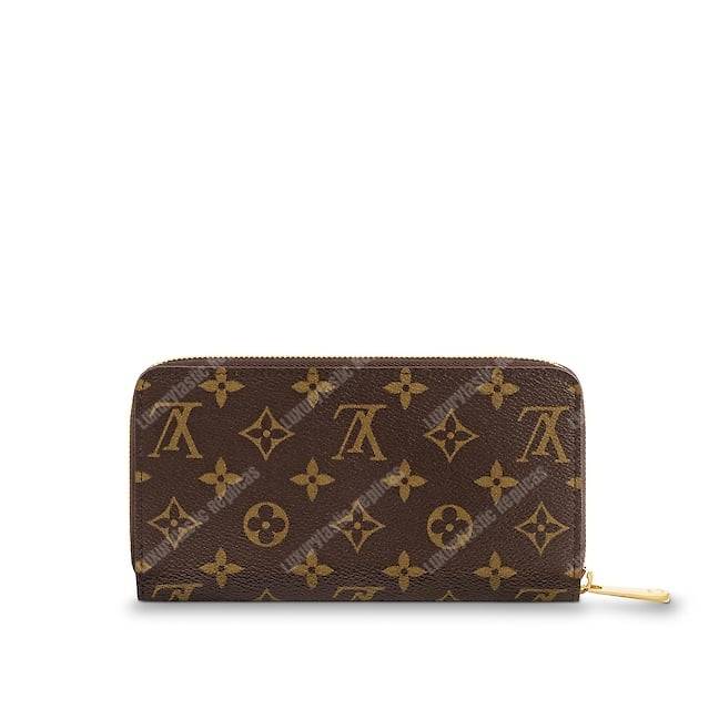 LV Zippy Wallet Monogram Rose Ballerine