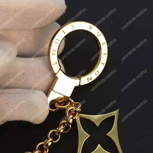 LV Fleur de Monogram Bag Charm Chain