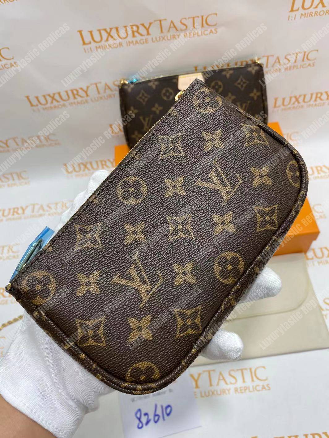 LV Multi Pochette Accessoires Digital Exclusive Prelaunch Monogram Khaki