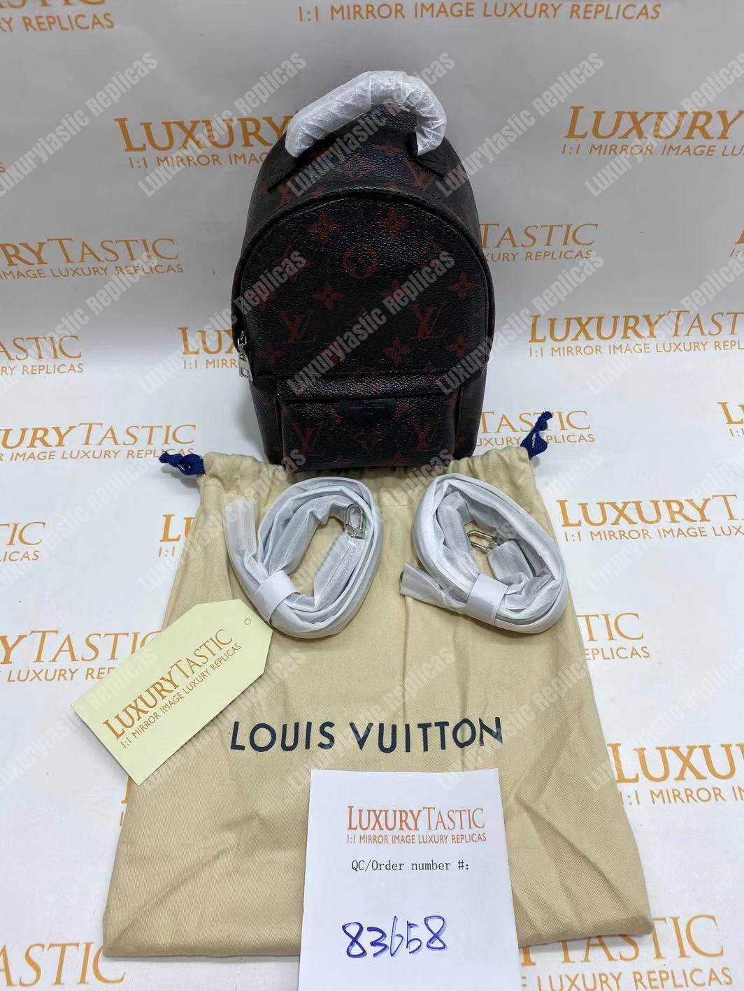 LV Palm Springs Backpack Mini Infrarouge Monogram
