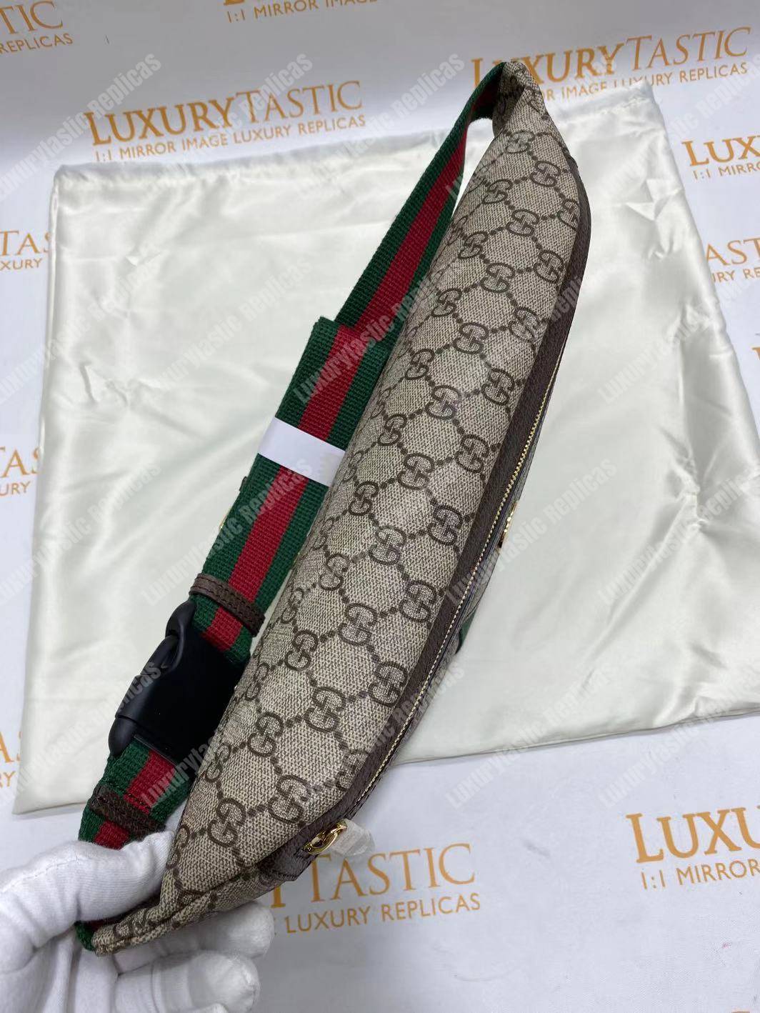 G*u*i gg sup*e canvas belt bag