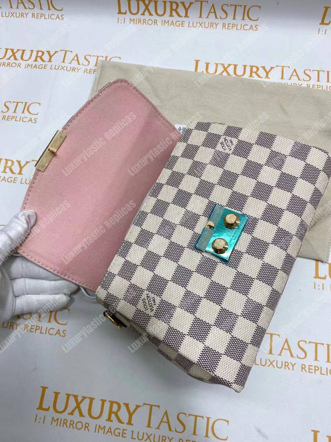 LV Croisette Damier Azur Canvas