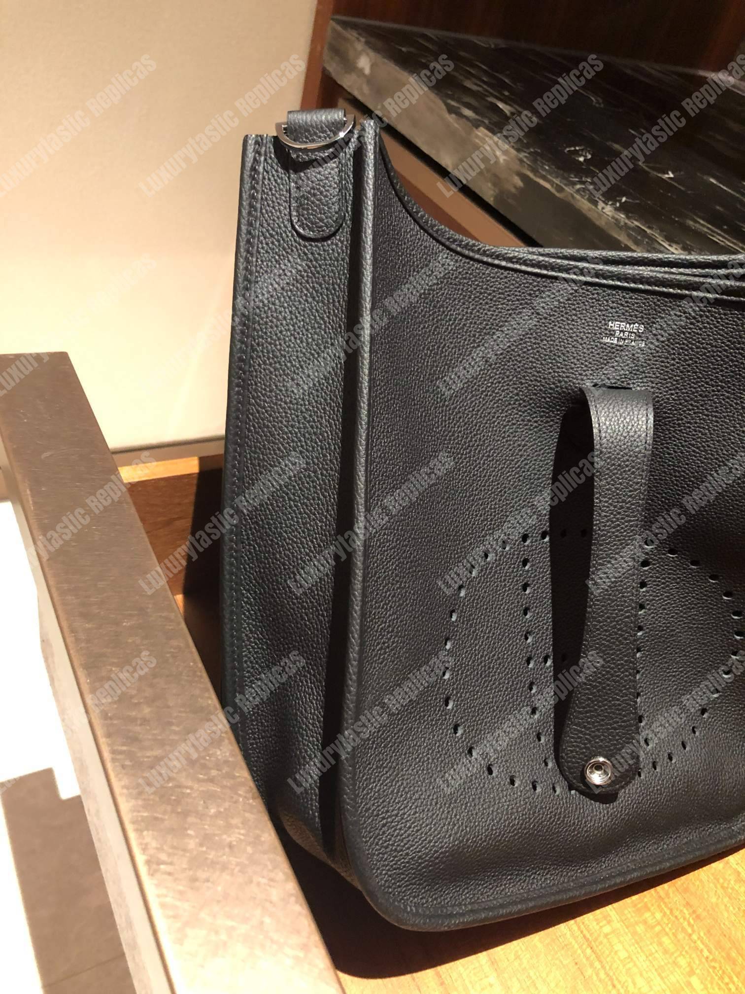 H**mes evelyne iii 29 clemence bag noir
