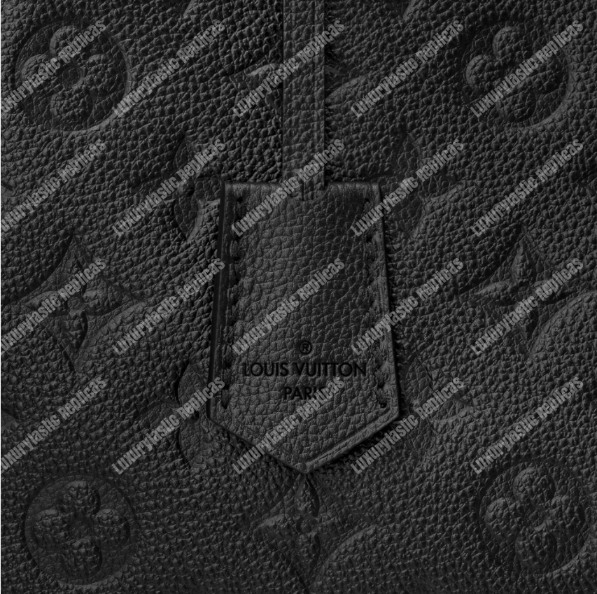 LV Montaigne MM Monogram Empreinte Leather Noir