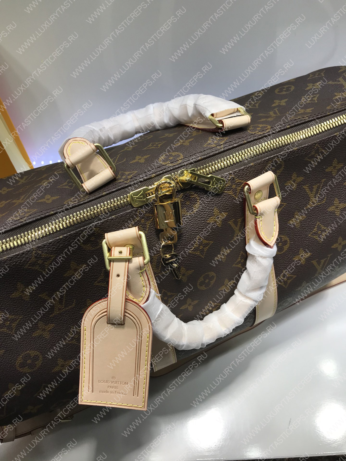 l**is V*t*n keepall bandouliÈre 45 brown m41418