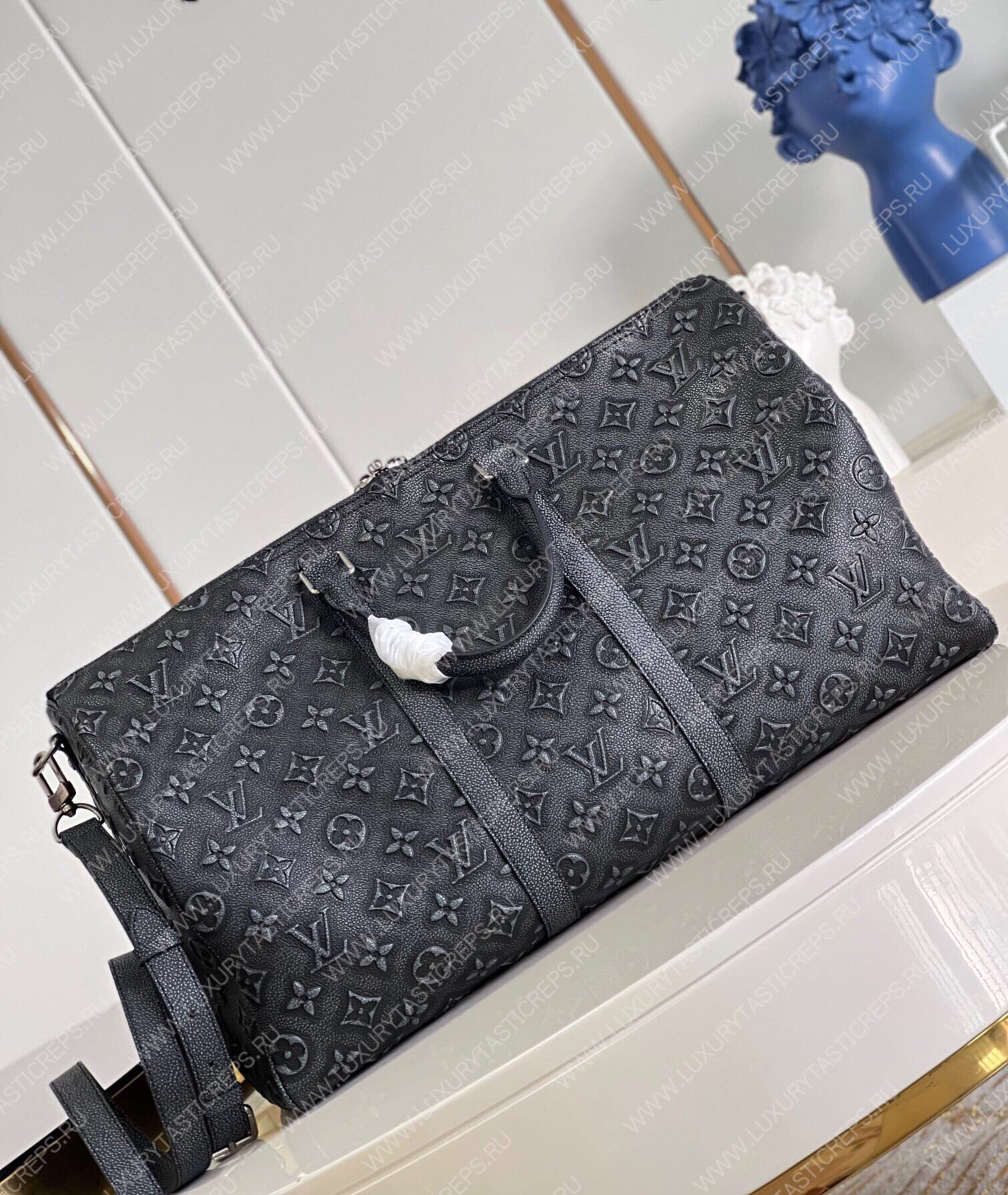 l**is V*t*n keepall bandouliÈre 50 denim black m21375