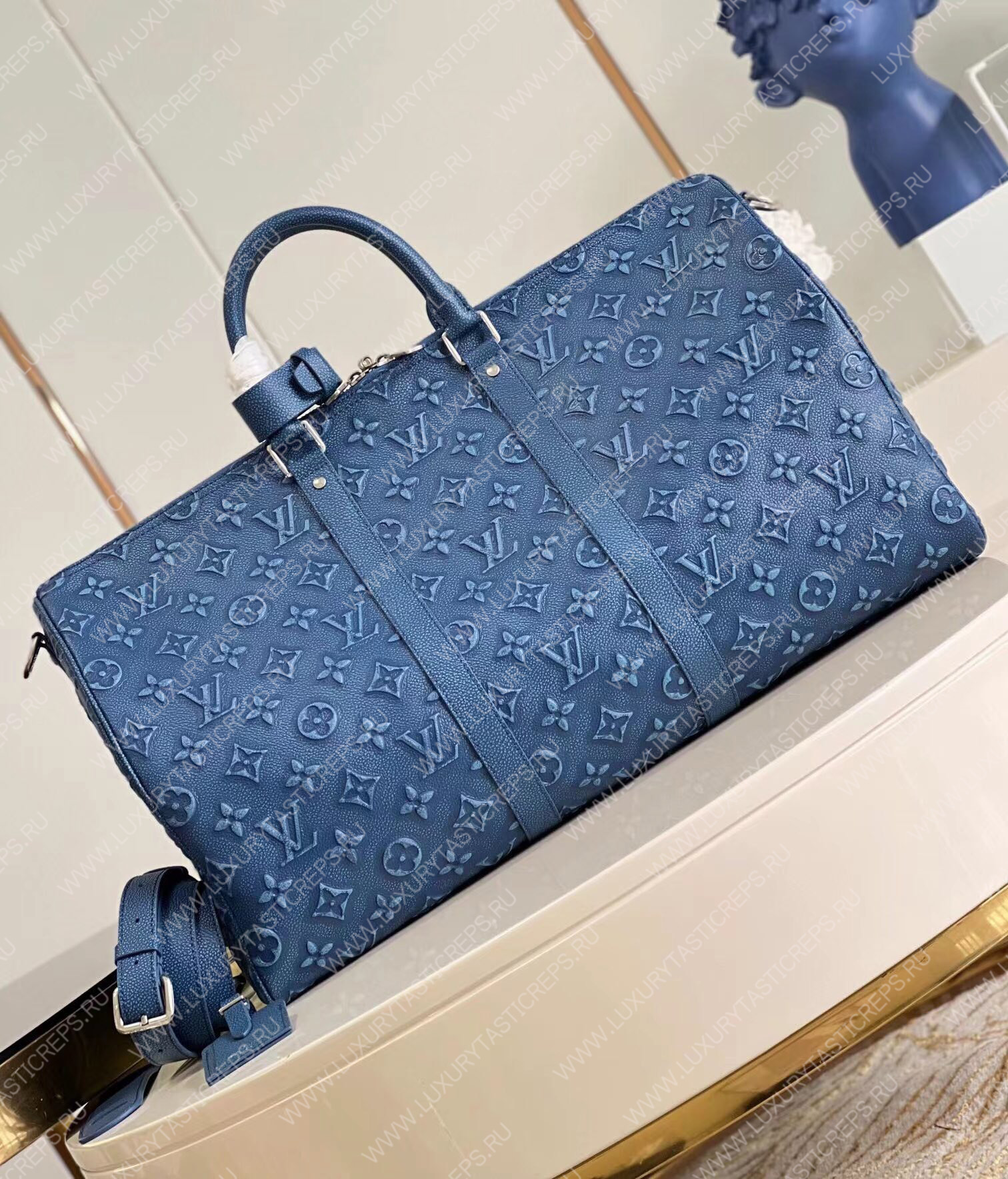 l**is V*t*n keepall bandouliÈre 50 denim