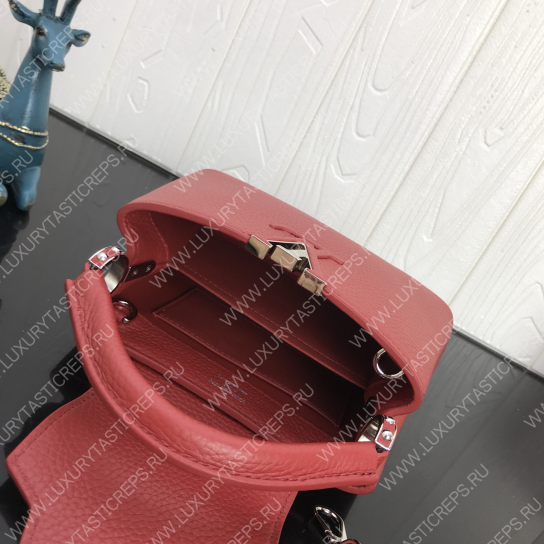 l**is V*t*n capucines mini scarlet red m56845