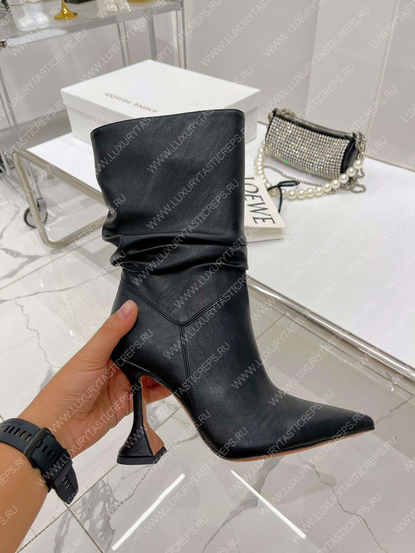 AMINA MUADDI JAHLEEL BOOTIE BLACK AM60004