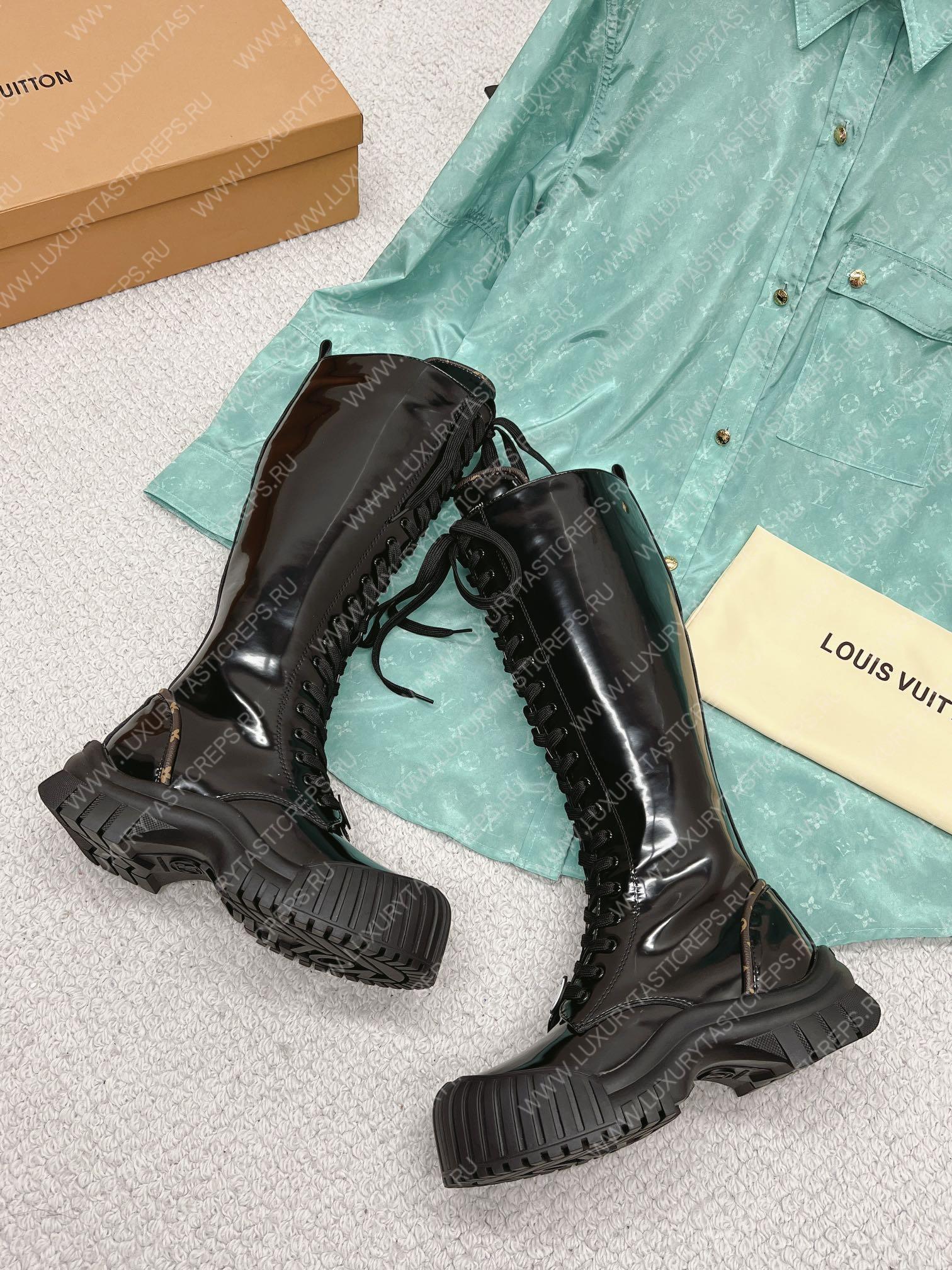 l**is V*t*n high lace-up boots black 1aac6t