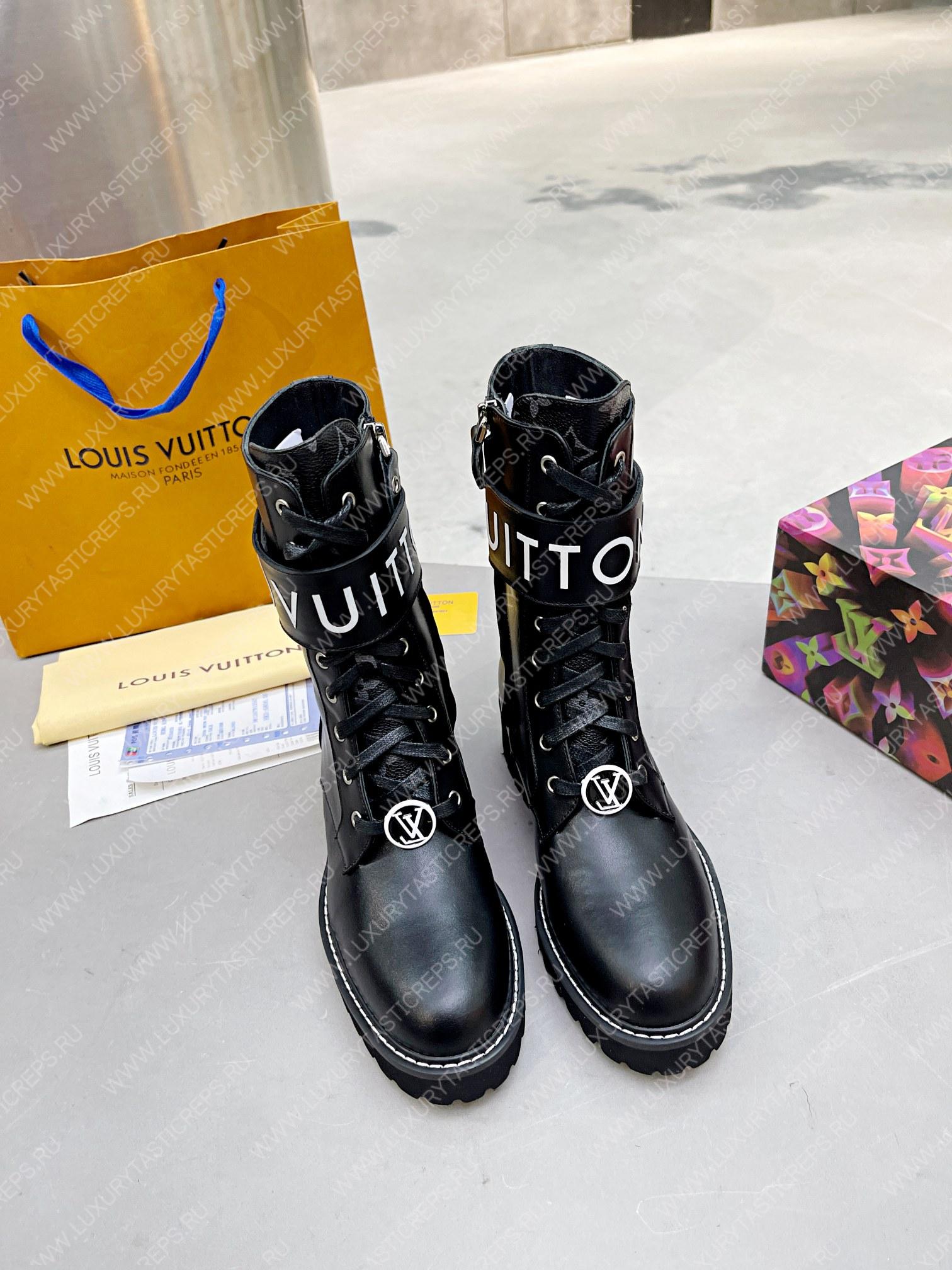 l**is V*t*n territory flat ranger boots black 1a9hae