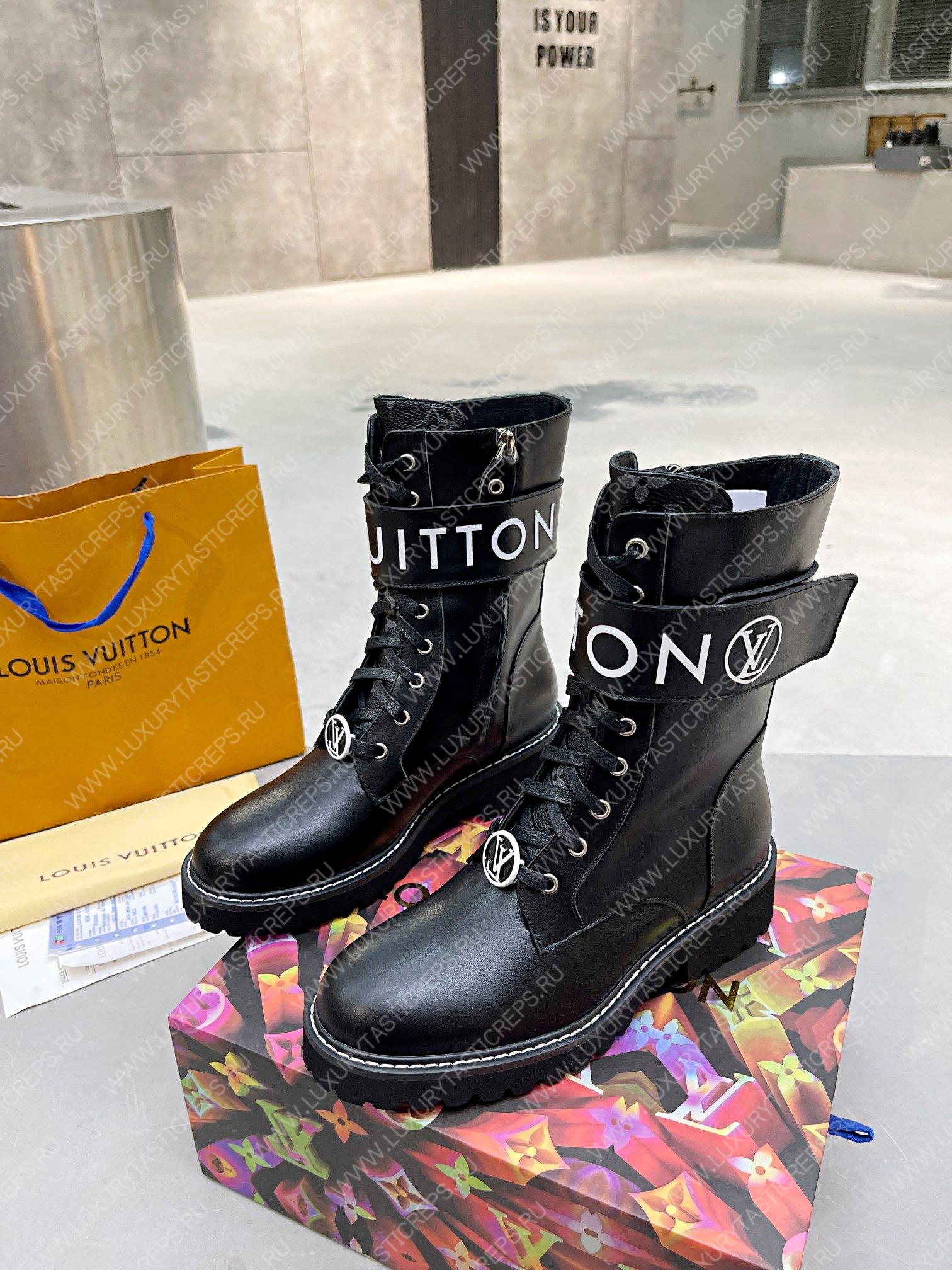 l**is V*t*n territory flat ranger boots black 1a9hae