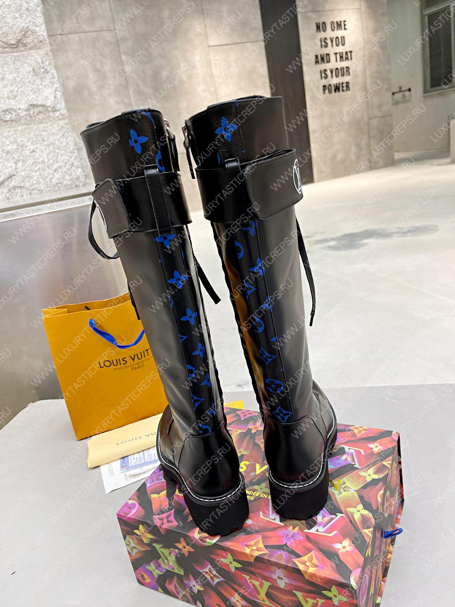 l**is V*t*n territory flat high ranger boots black 1a9h1m