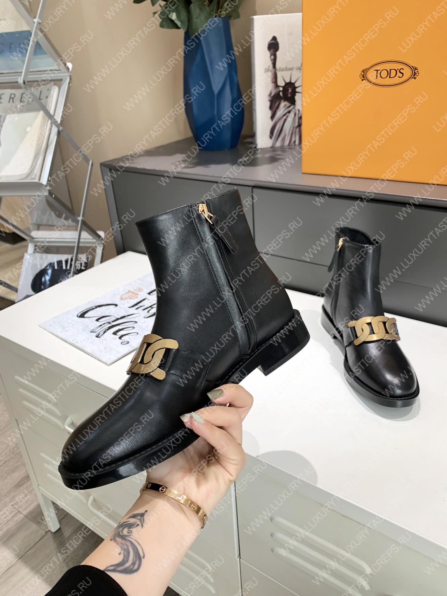TOD’S KATE ANKLE BOOTS BLACK XXW60C0DY40GOCB999