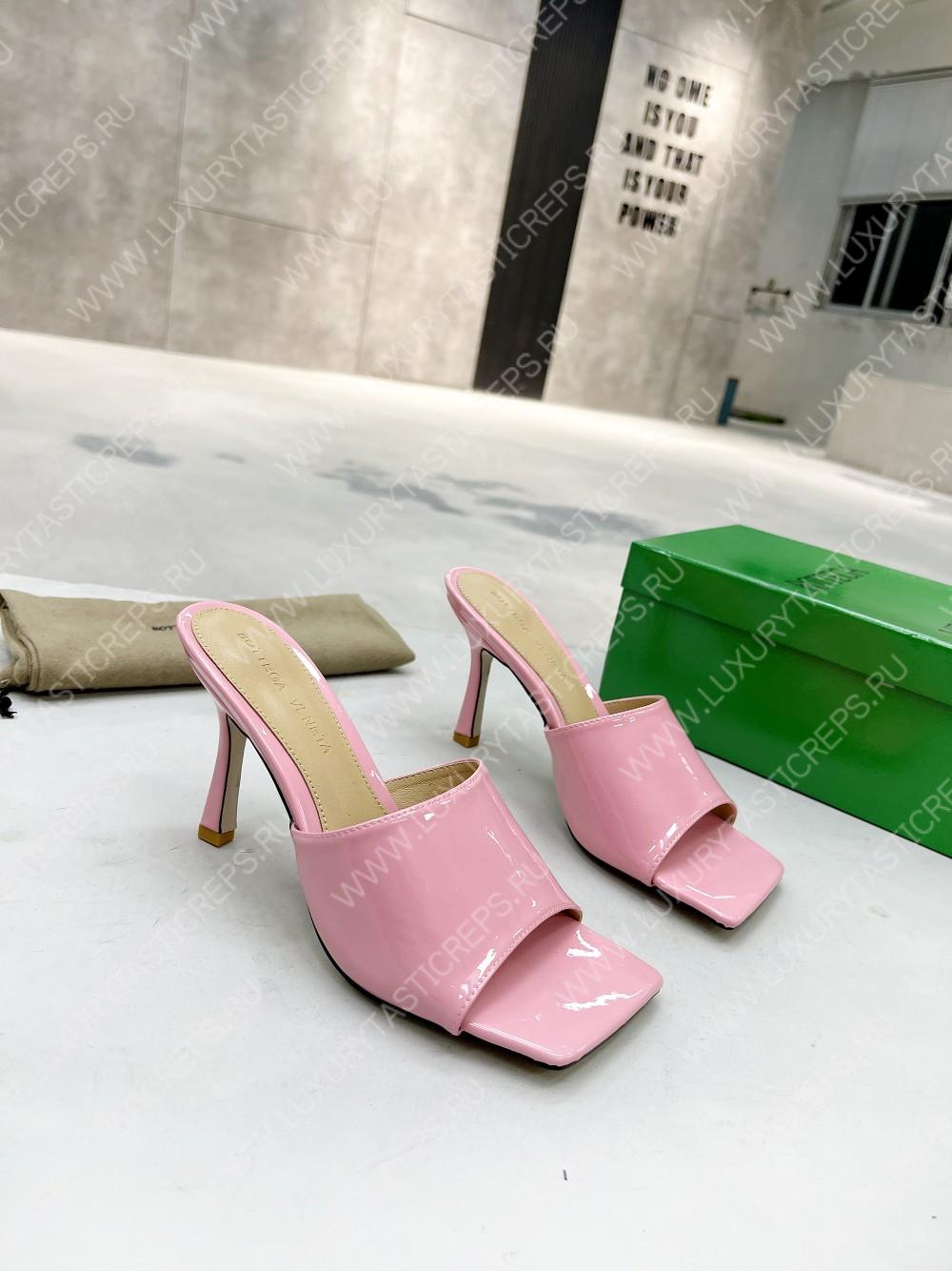 bo*te*ga Ve*ne*ta strech mule pink 610538v