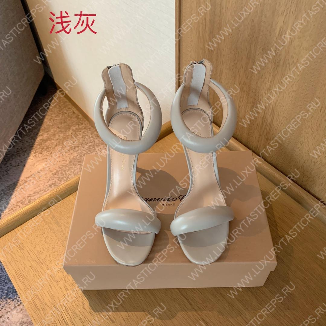 GIANVITO ROSSI BIJOUX NAPPA SANDAL WHITE G61635