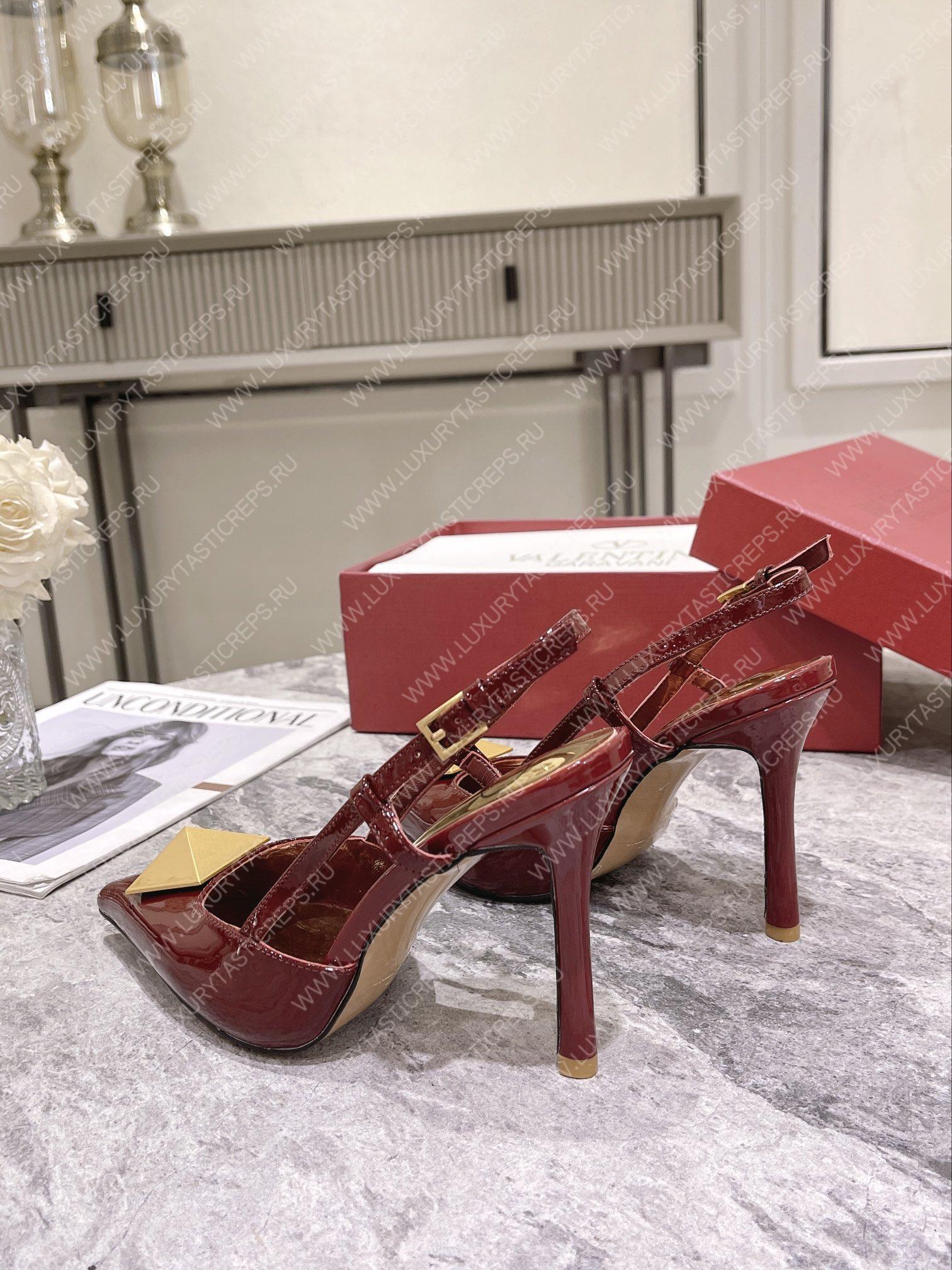 VALENTINO SLINGBACK PUMP CHERRY WS0R01TMK