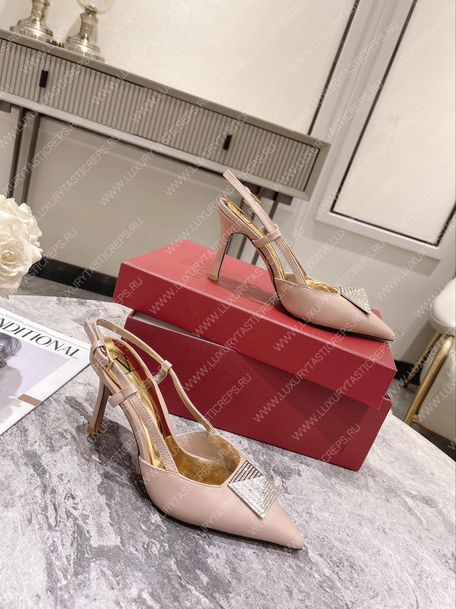 VALENTINO SLINGBACK ROSE CANELLE WS0R01TMK