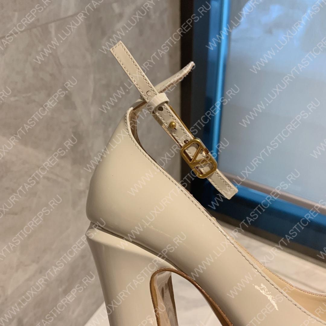 VALENTINO TAN-GO PLATFORM PUMP WHITE XW2S0DQ3VNE_I16