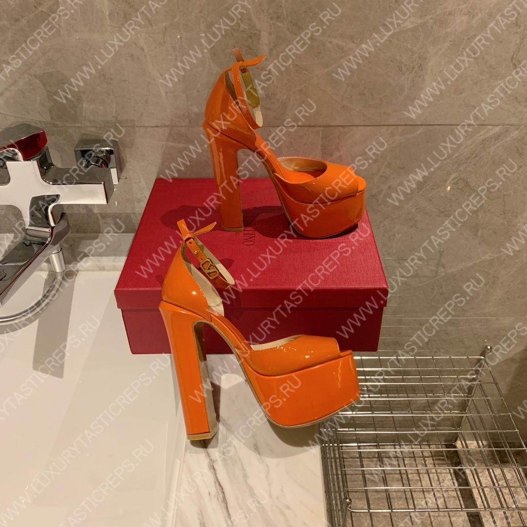 VALENTINO TAN-GO PLATFORM SANDAL ORANGE 1W2S0FE0VNE_I16