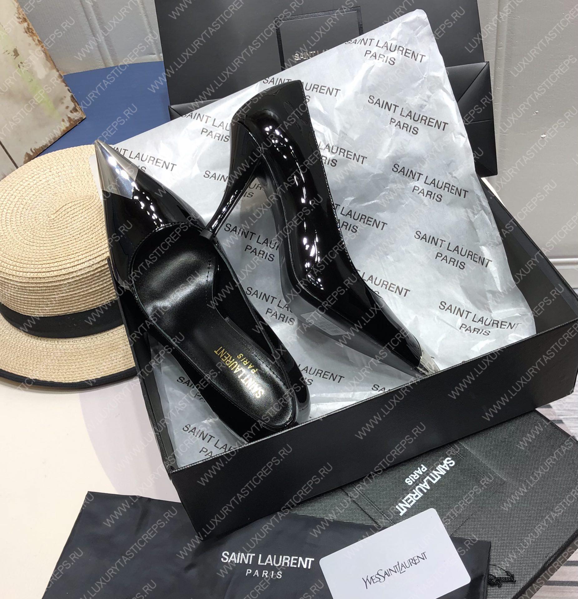 YVES SAINT LAURENT ARIAN 19 PUMPS BLACK 4720110NPVV1000