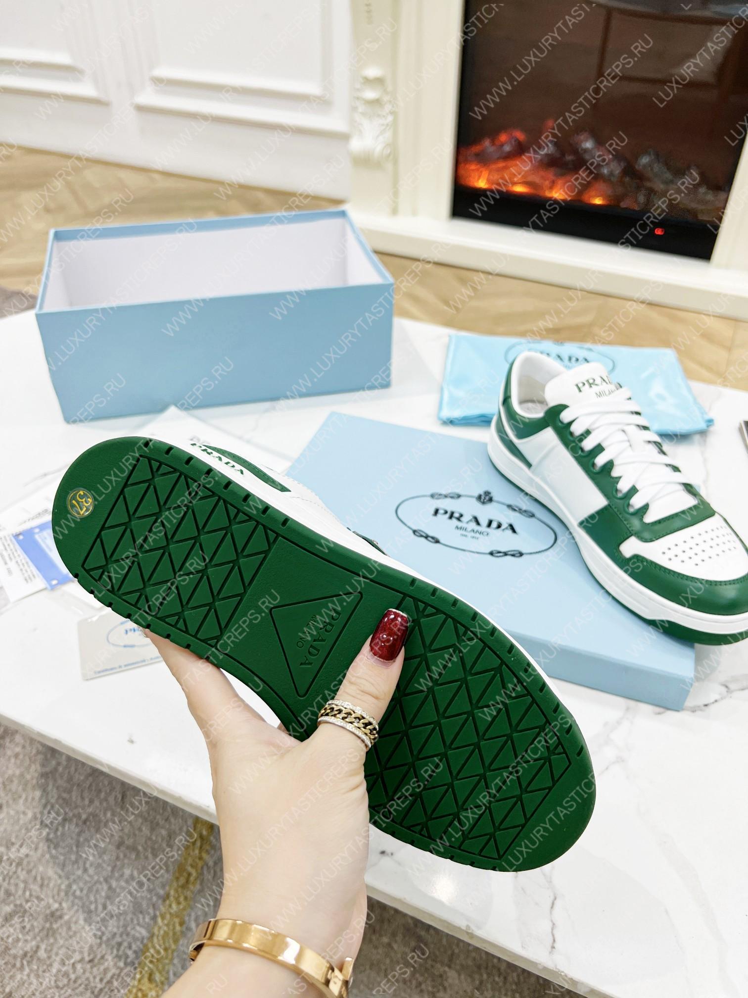 Pra*a downtown leather sneakers white/mango 2ee364