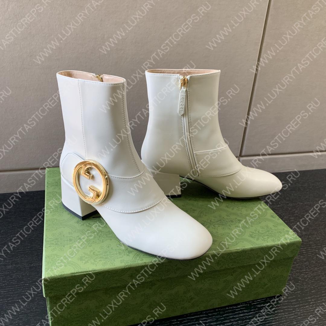 G*u*i blondie ankle boot white 700016