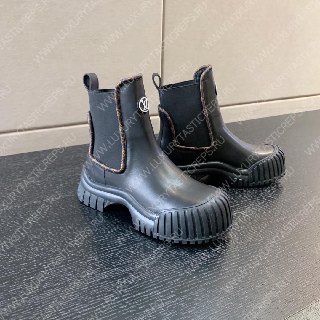 l**is V*t*n ruby flat ankle boots noir 1ab0fs