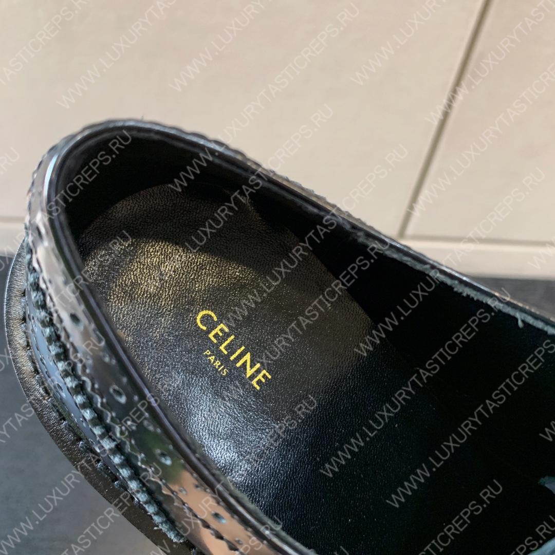 Ce**e bulky brogue derby loafers black 348443602c