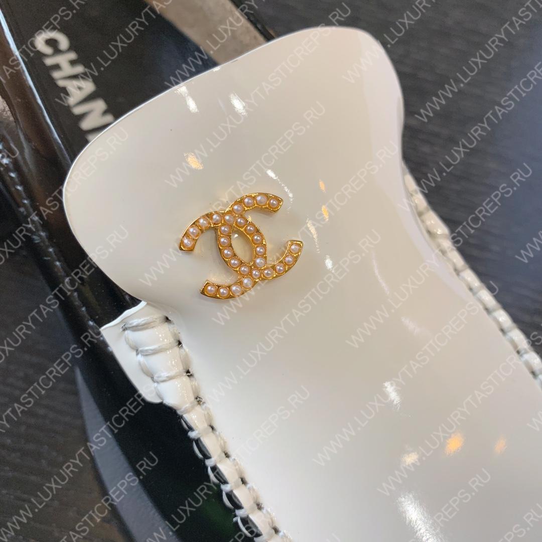 Ch*el loafers white g39447