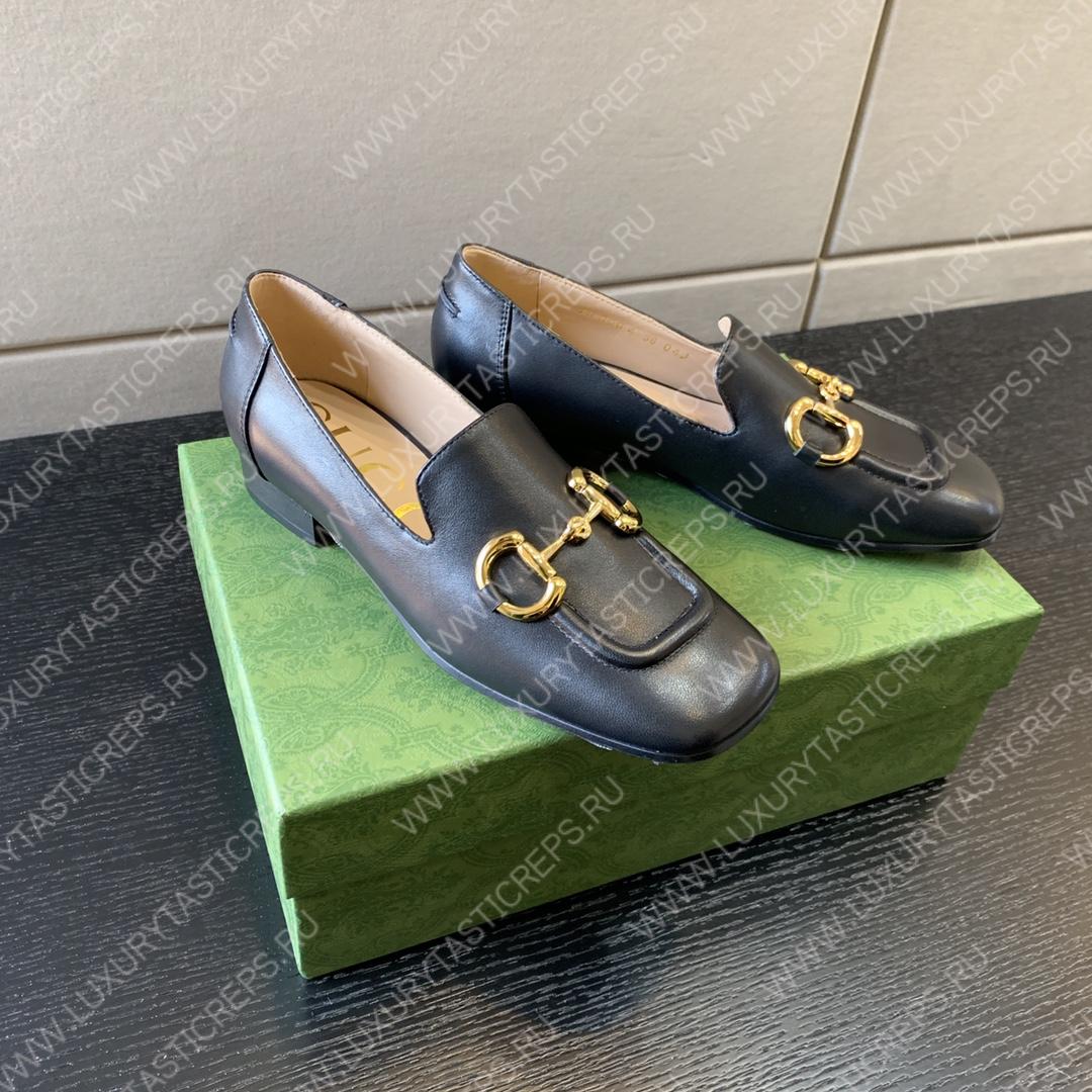 G*u*i horsebit loafer black 414998