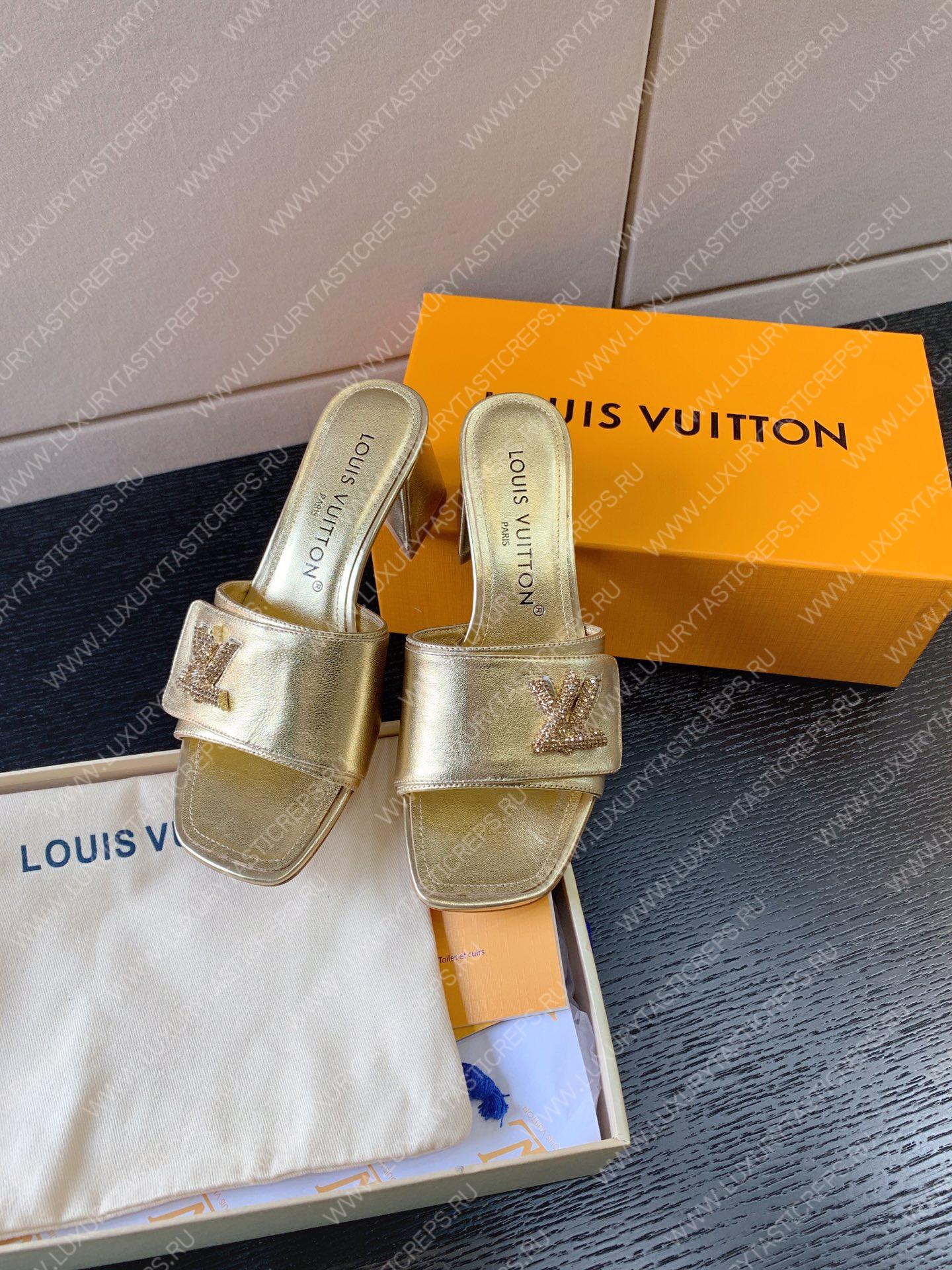 l**is V*t*n shake mule gold 1ab2q3