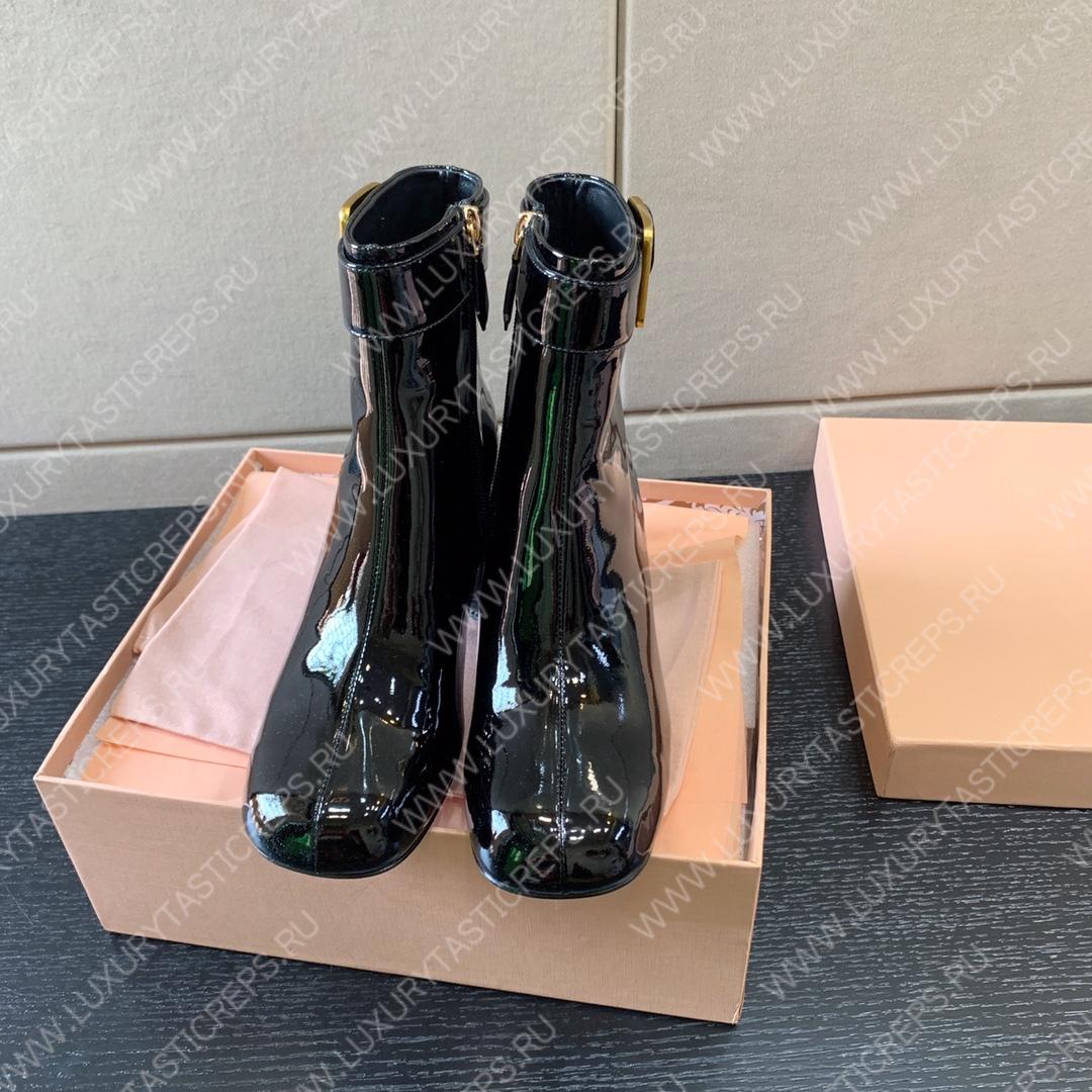 MIU MIU PLATFORM BOOTS BLACK 5UP065
