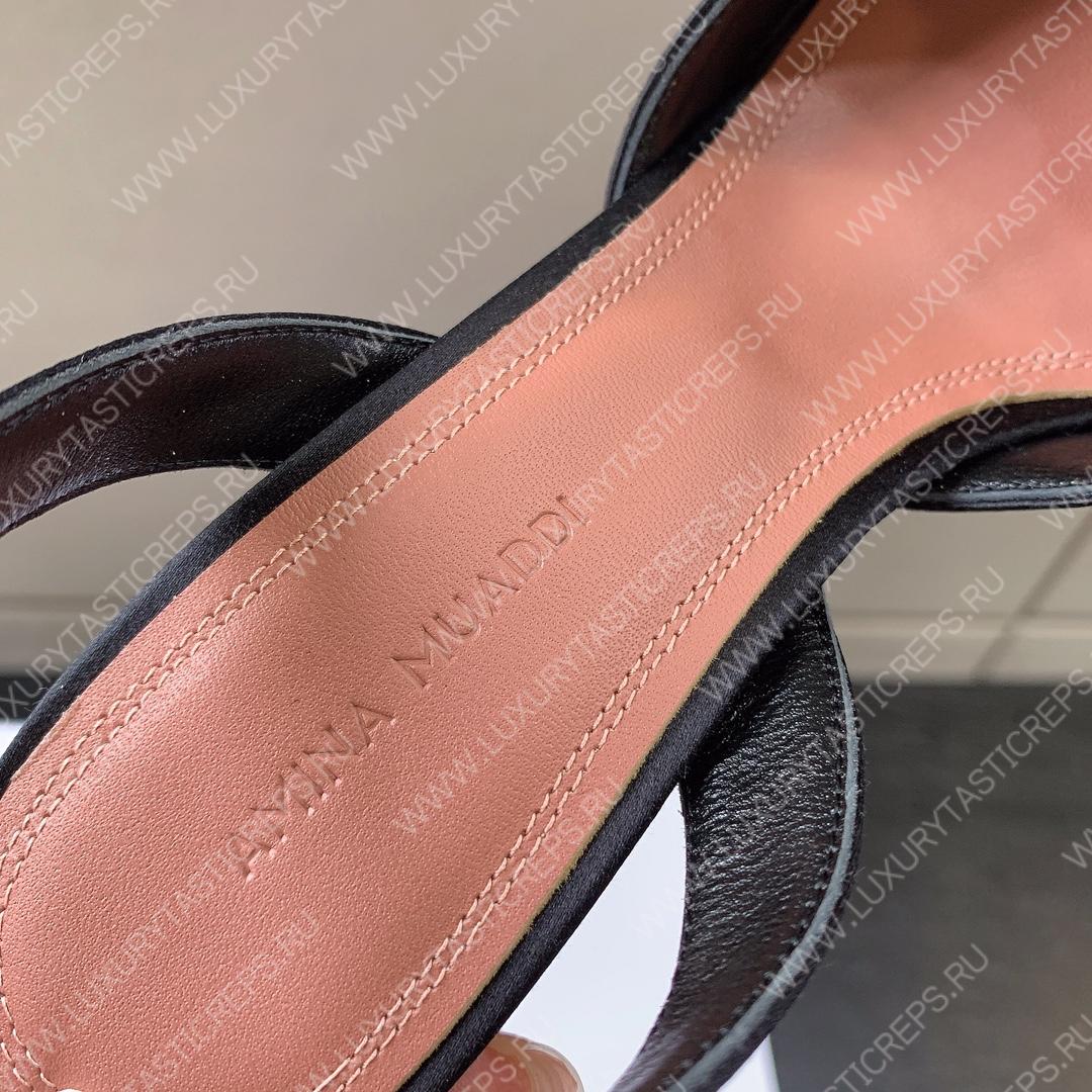 AMINA MUADDI CAMELIA SLING 105 BLACK AM9004