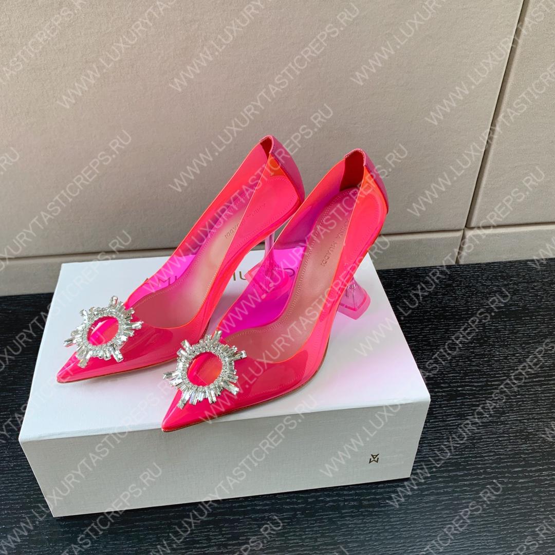 AMINA MUADDI BEGUM GLASS PUMP PINK AM8002