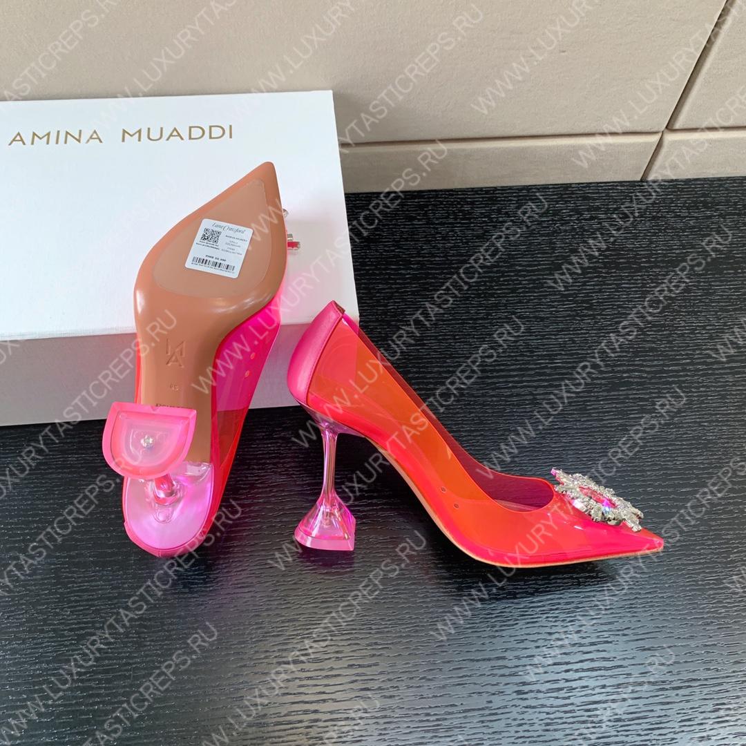 AMINA MUADDI BEGUM GLASS PUMP PINK AM8002