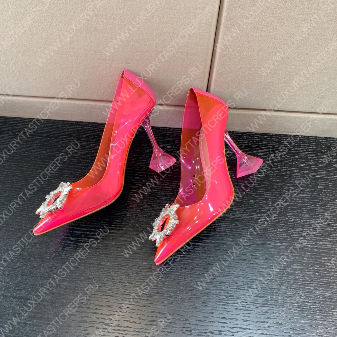 AMINA MUADDI BEGUM GLASS PUMP PINK AM8002