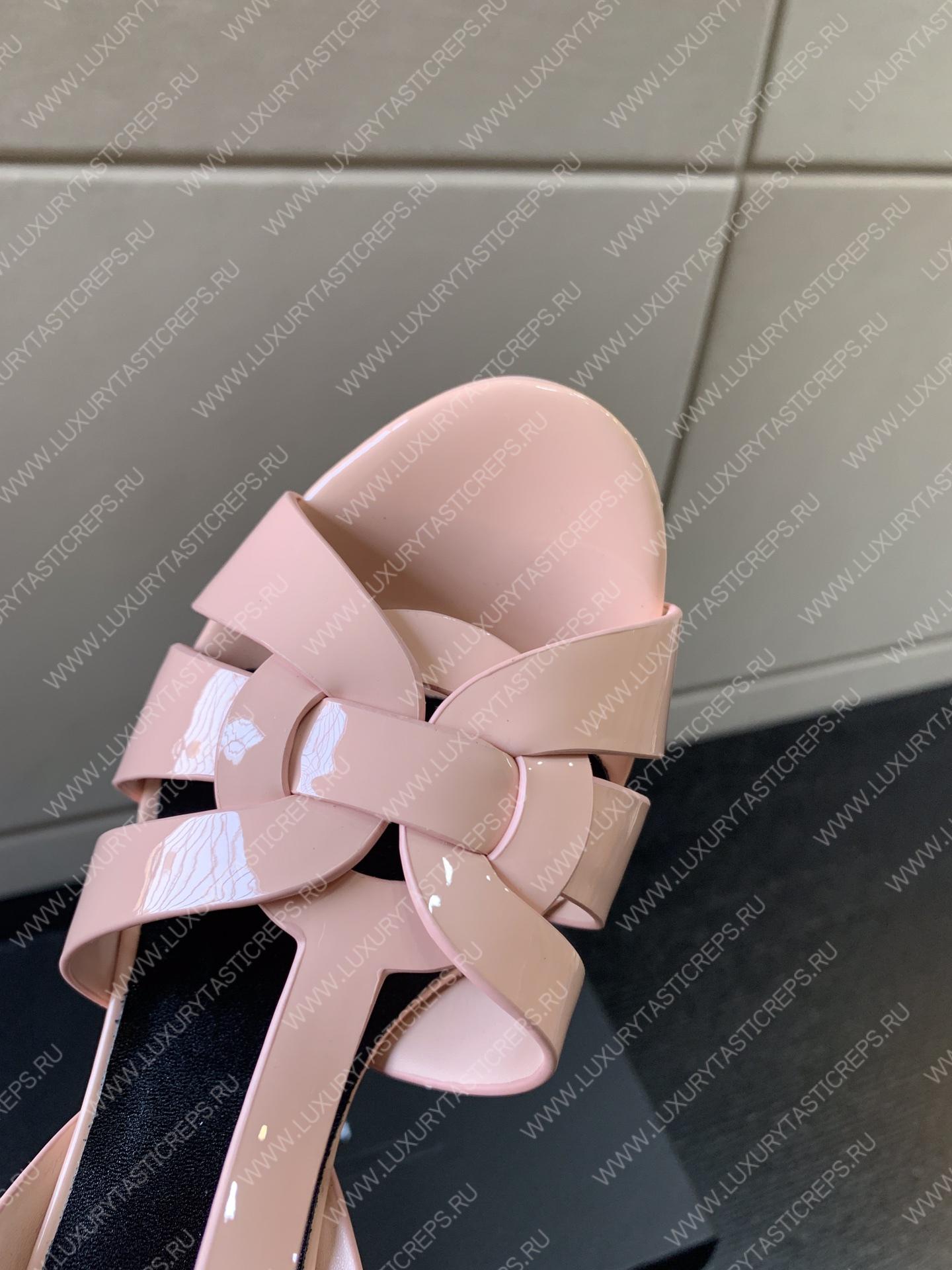 YVES SAINT LAURENT TRUBUTE PLATFORM SANDAL PINK 315487AA