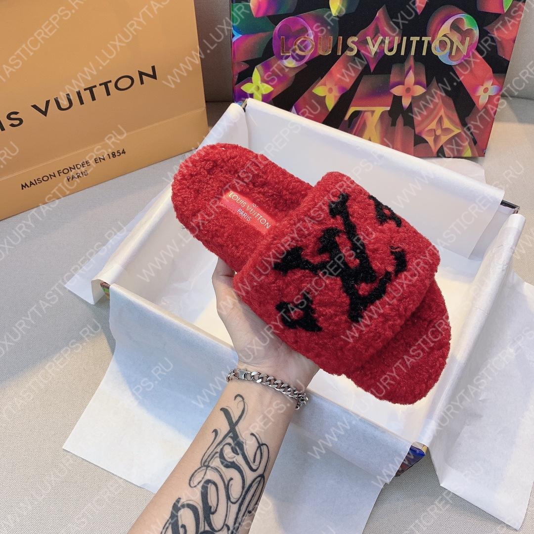 l**is V*t*n paseo flat comfort mule red/black 1a8vgh